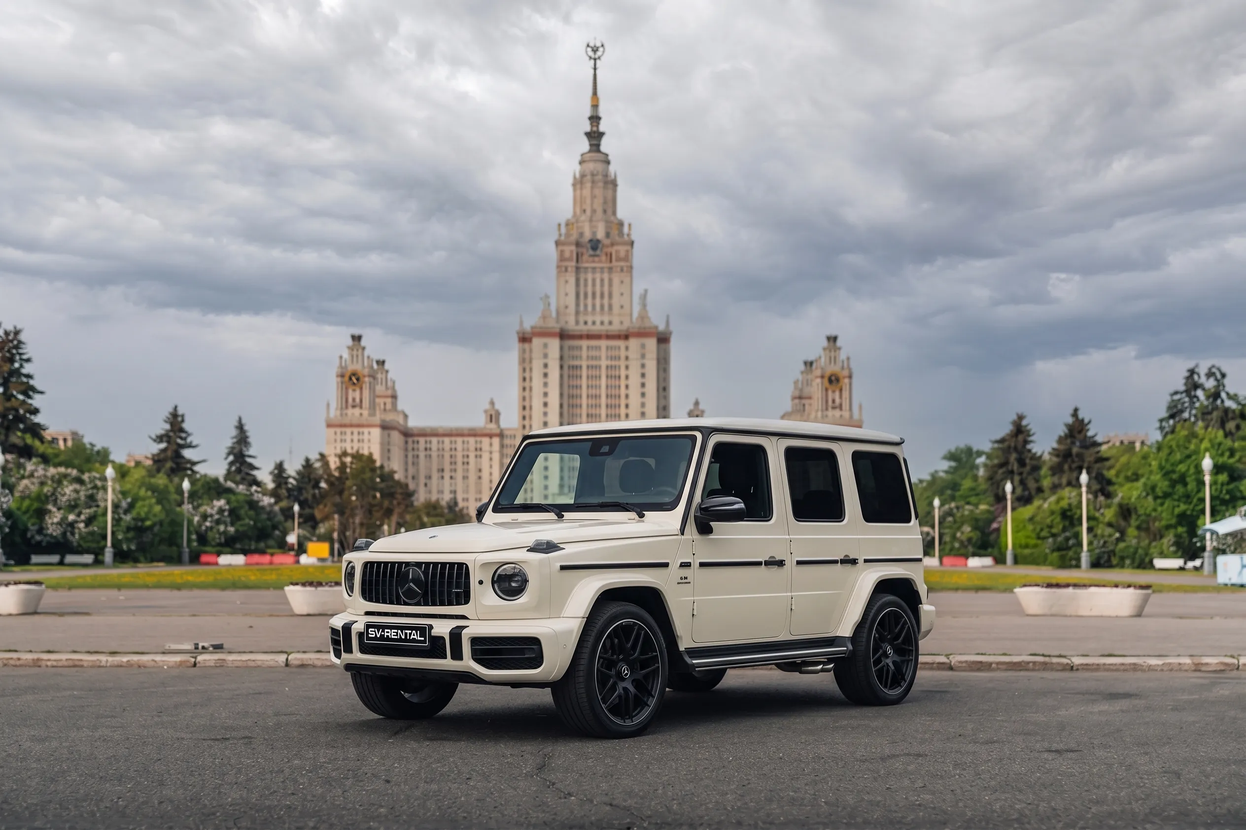 Mercedes-AMG G63 White фото 4